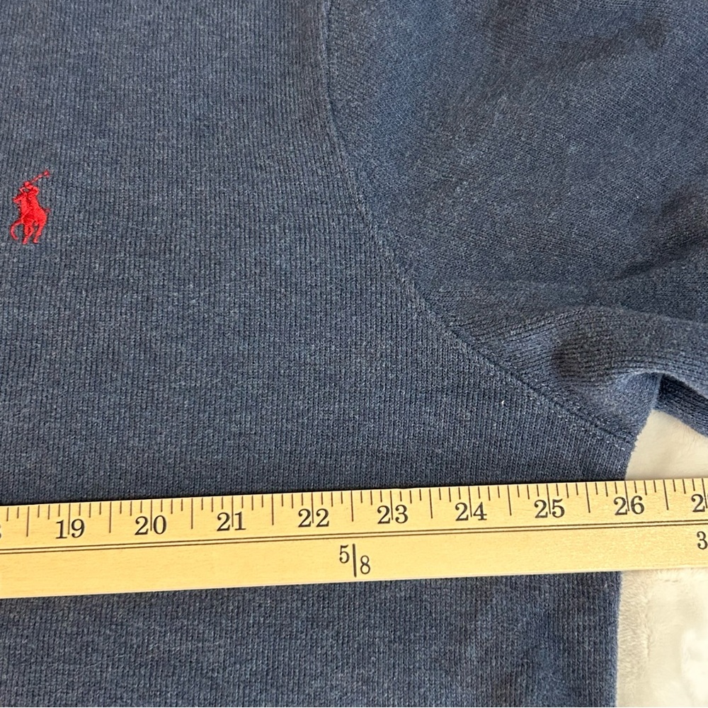 Polo Ralph Lauren Mens Navy Estate Quarter-Zip Pullover sz XL Preppy Old Money - Picture 6 of 10